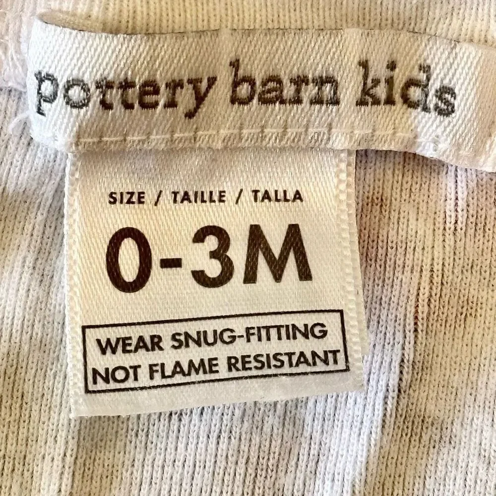 Pottery Barn Kids & Hatley Kids Bundle Christmas Santa Nursery Sleepwear Footsie